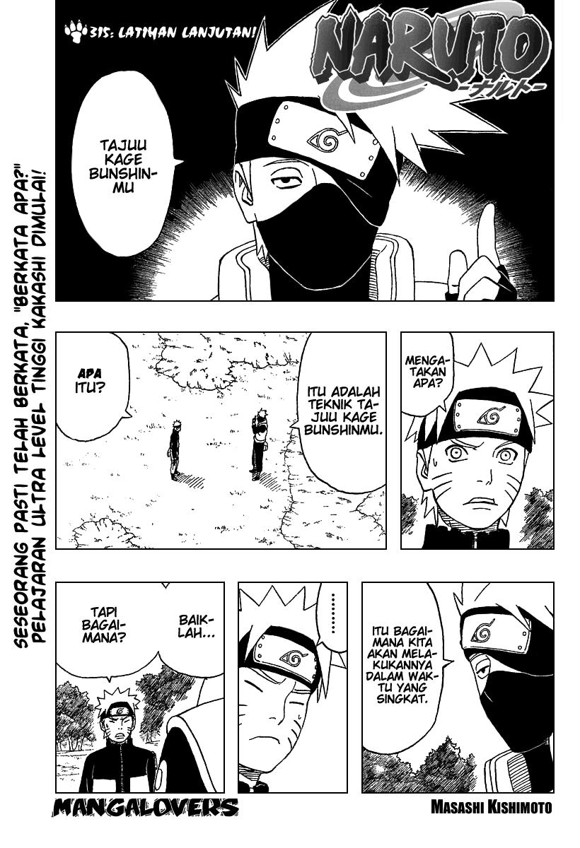 Komik Naruto Chapter 315 gambar nomor 1