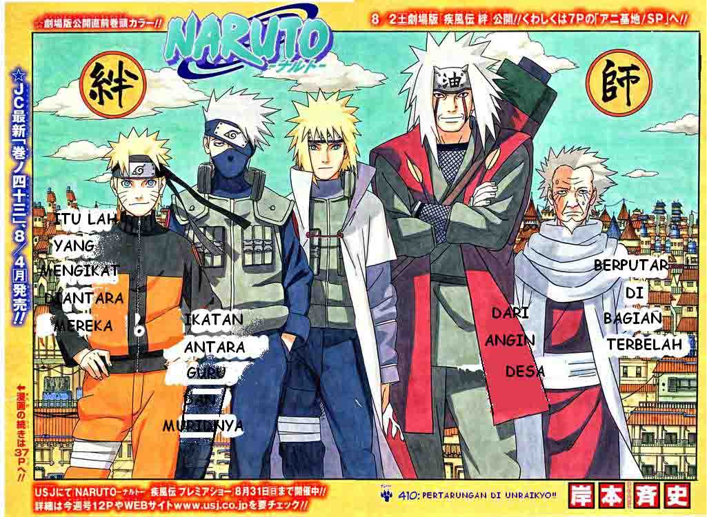 Naruto Chapter 410 Gambar 3