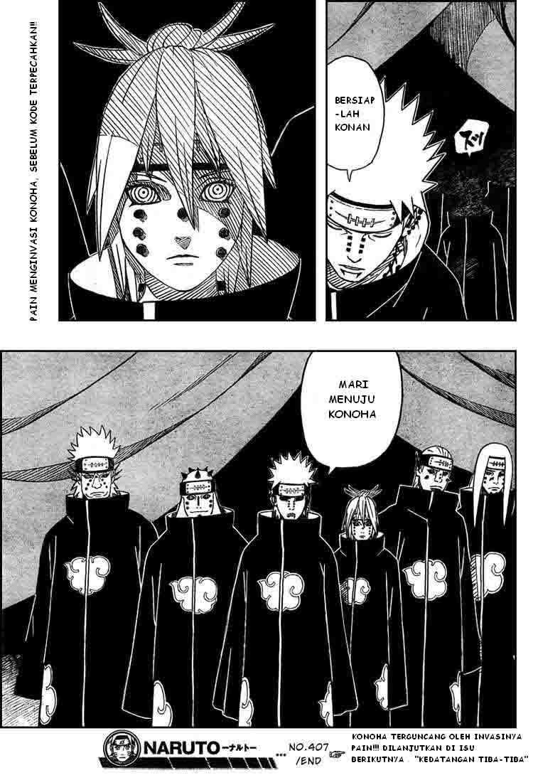 Naruto Chapter 407 Gambar 18
