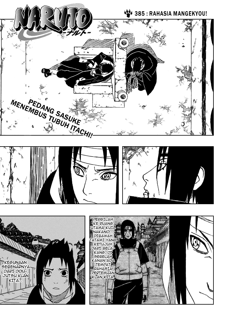 Komik Naruto Chapter 385 gambar nomor 1