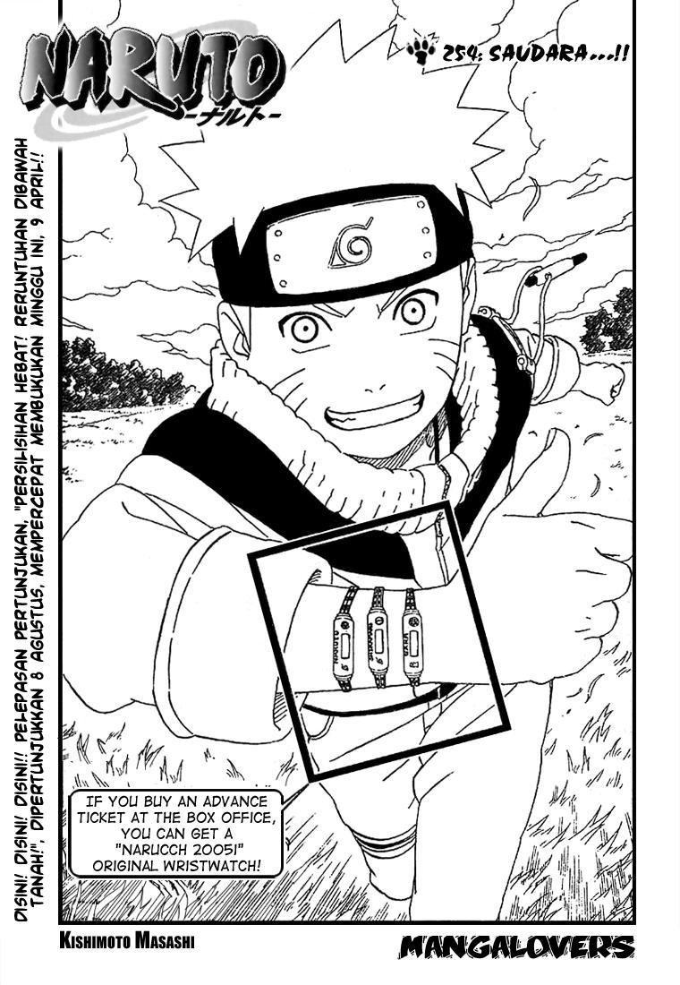 Komik Naruto Chapter 254 gambar nomor 1