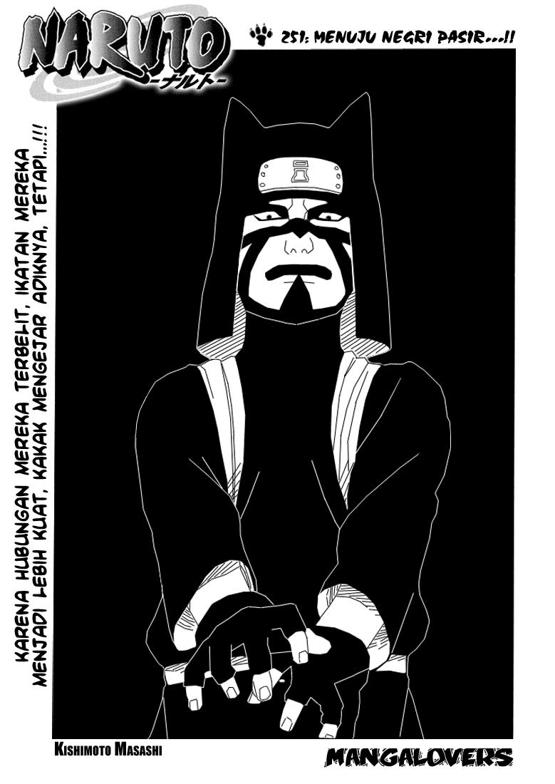 Komik Naruto Chapter 251 gambar nomor 1
