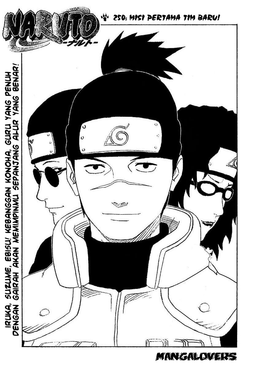 Komik Naruto Chapter 250 gambar nomor 1