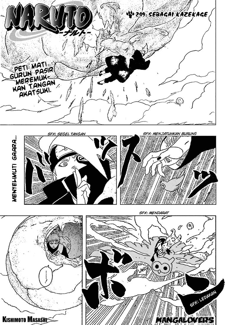 Komik Naruto Chapter 249 gambar nomor 1