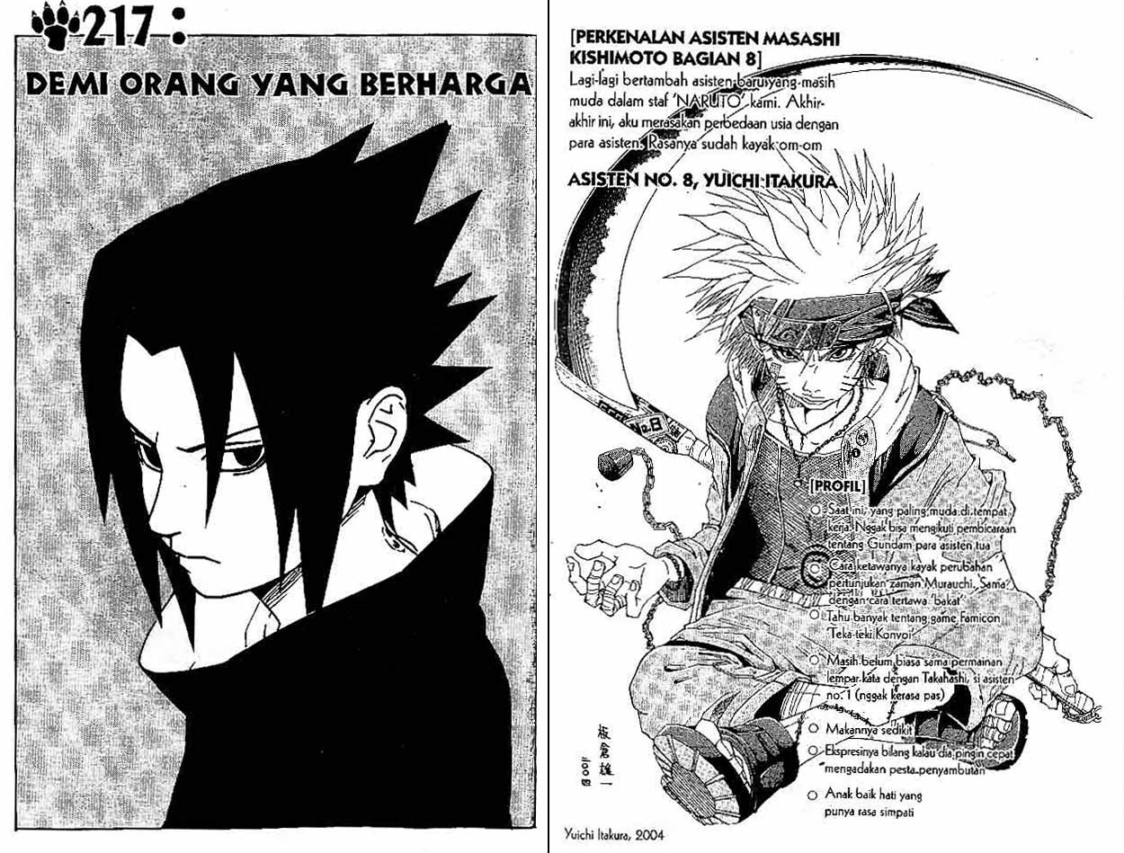 Komik Naruto Chapter 217 gambar nomor 1