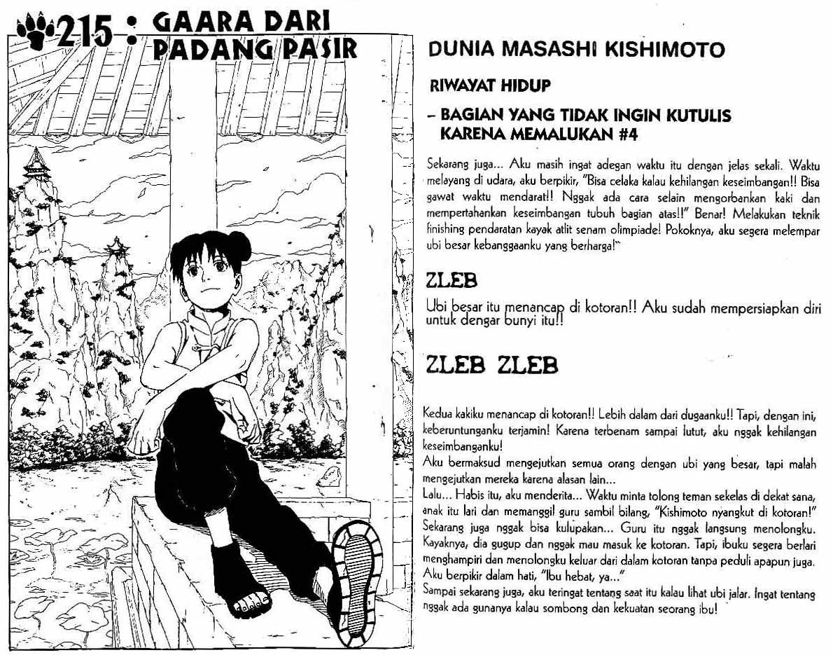 Komik Naruto Chapter 215 gambar nomor 1