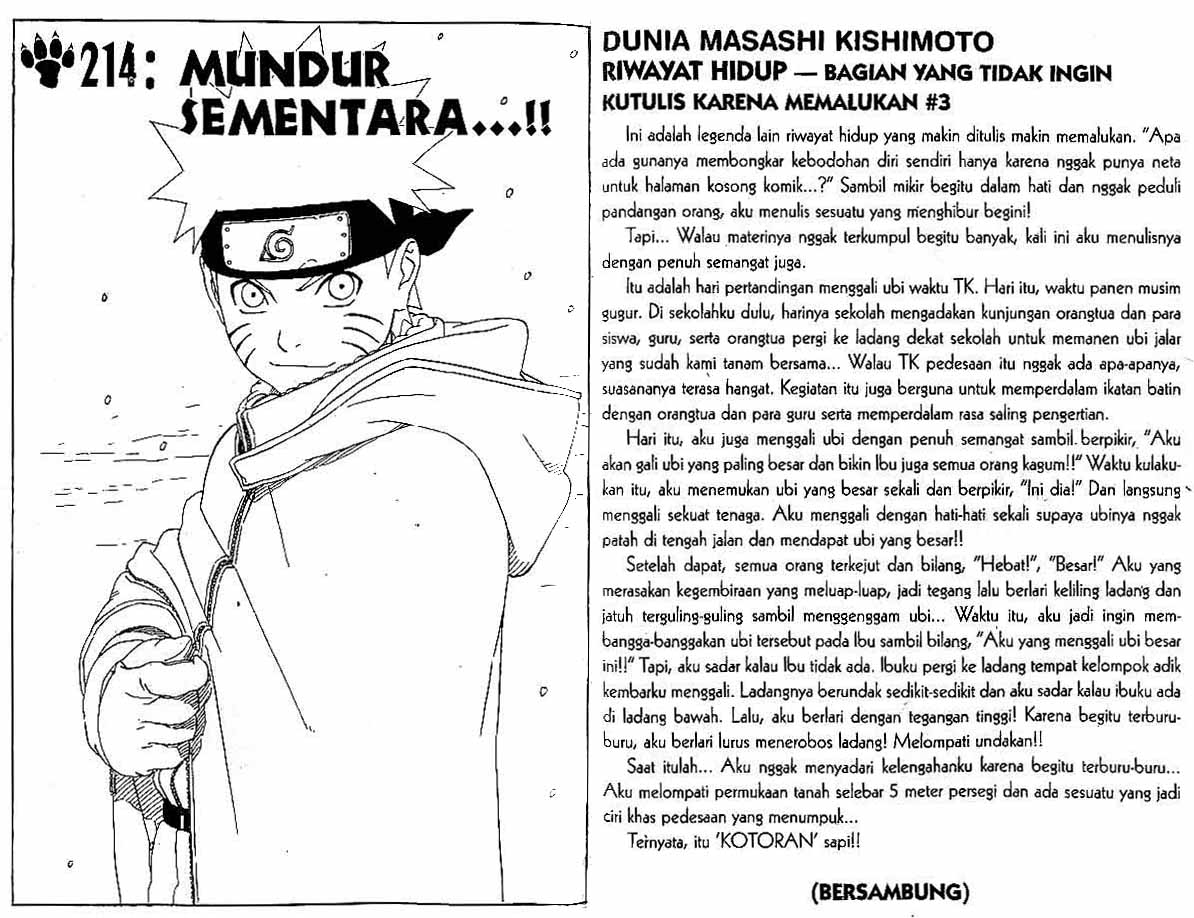 Komik Naruto Chapter 214 gambar nomor 1