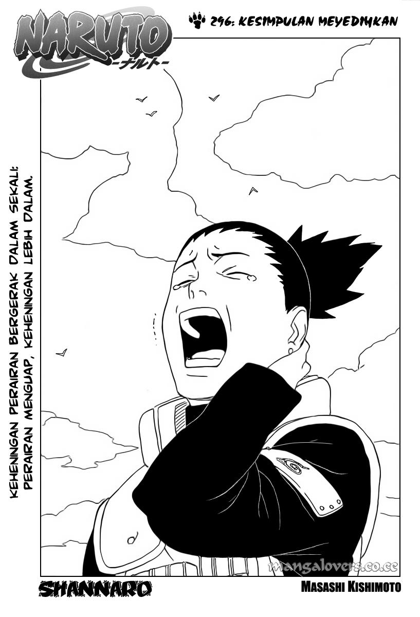 Komik Naruto Chapter 296 gambar nomor 1