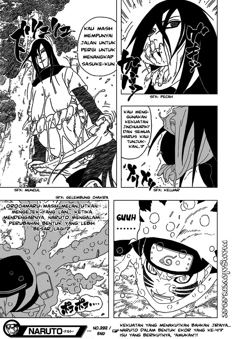 Naruto Chapter 292 Gambar 17