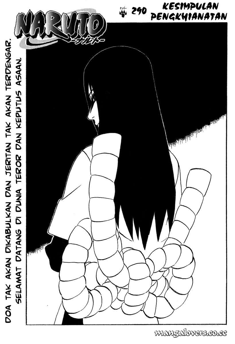 Komik Naruto Chapter 290 gambar nomor 1