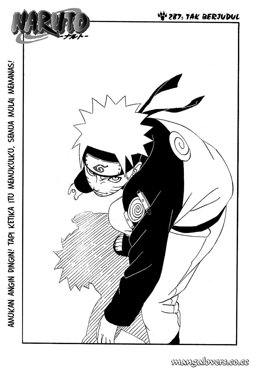 Komik Naruto Chapter 287 gambar nomor 1