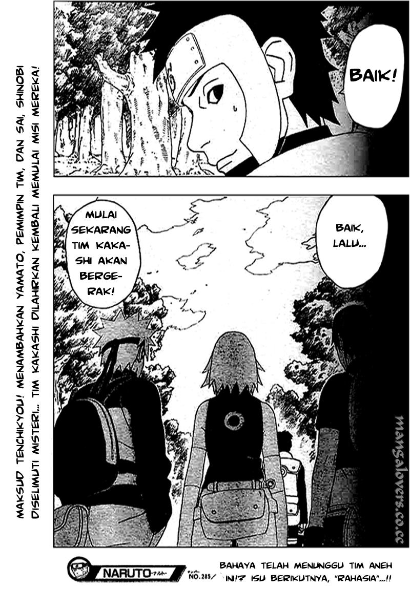 Naruto Chapter 285 Gambar 19