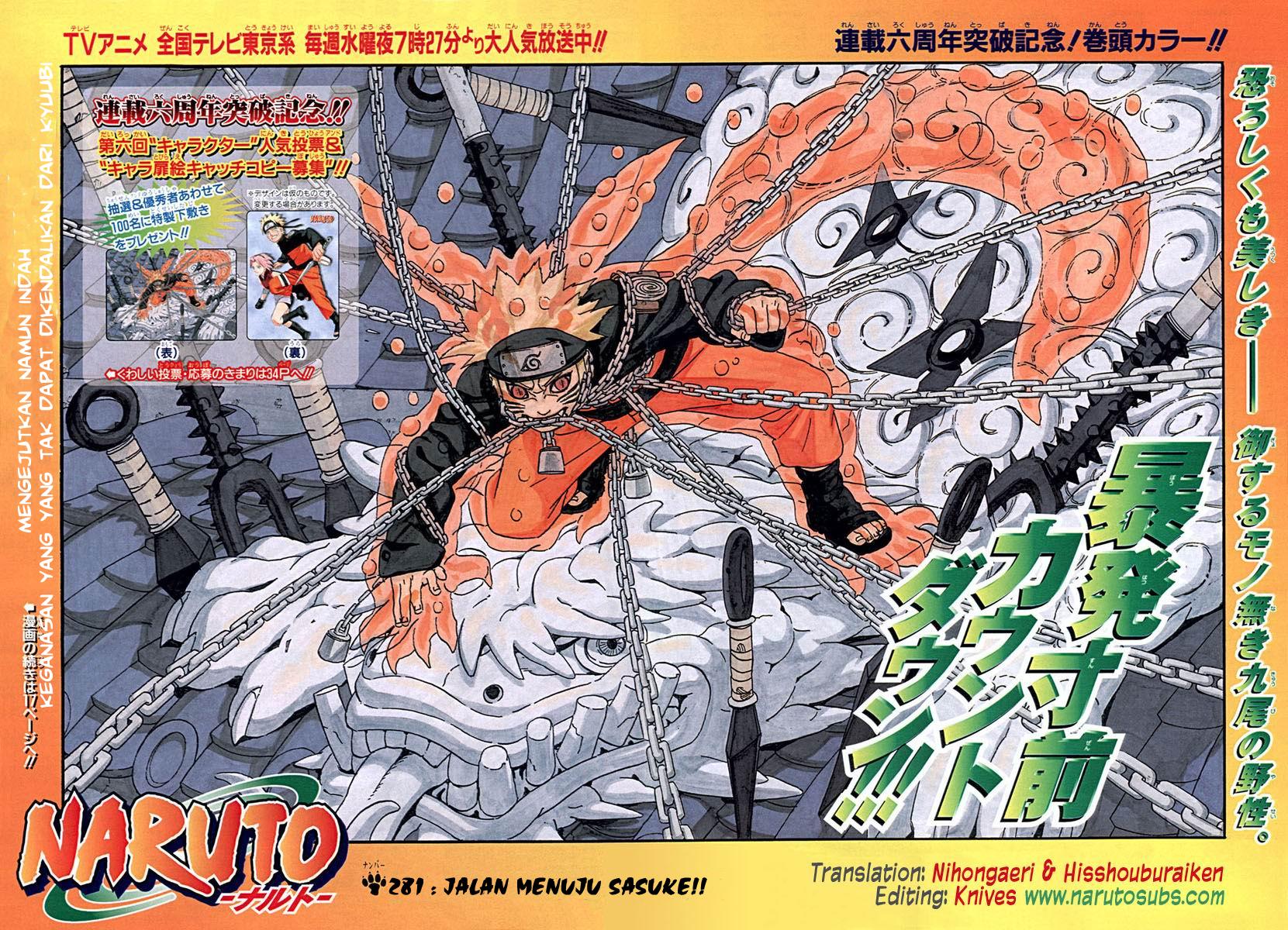 Manga Naruto Chapter 281 gambar nomor 2
