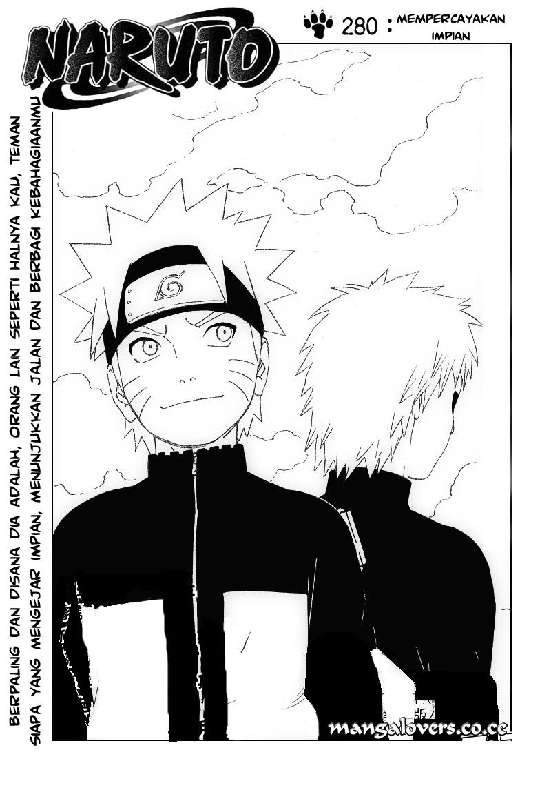 Komik Naruto Chapter 280 gambar nomor 1