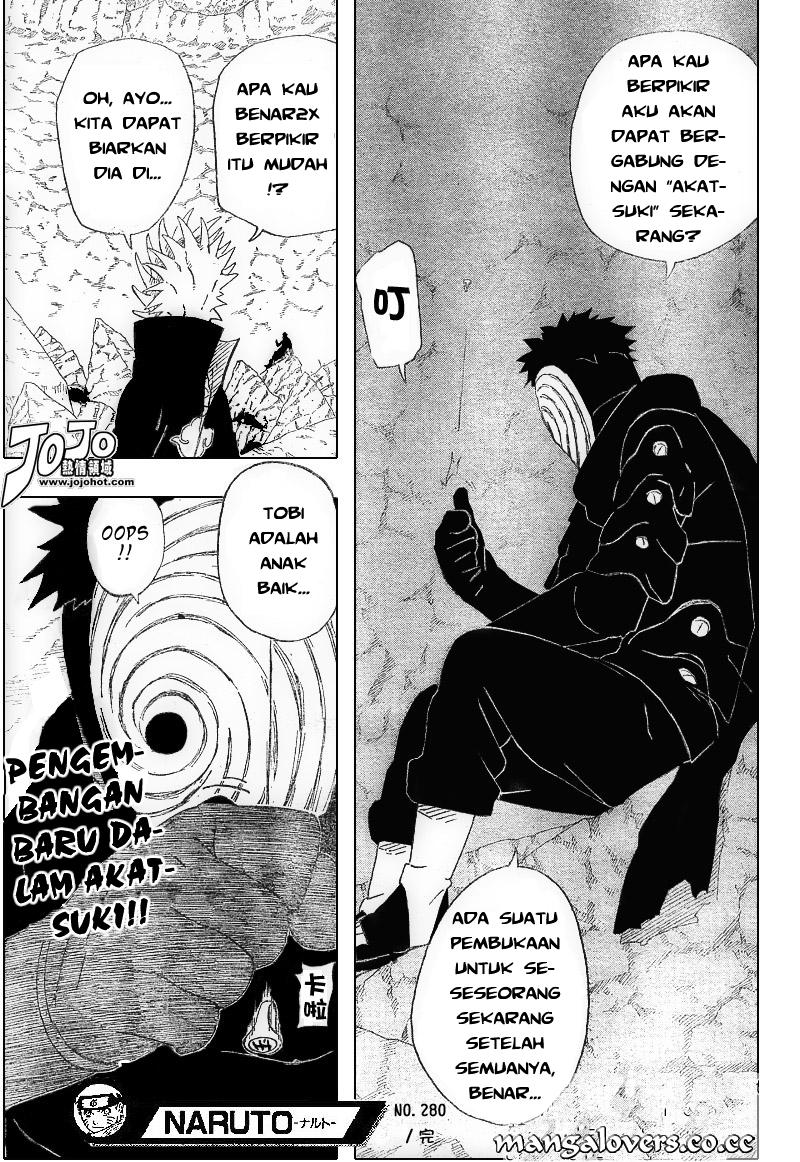 Naruto Chapter 280 Gambar 19