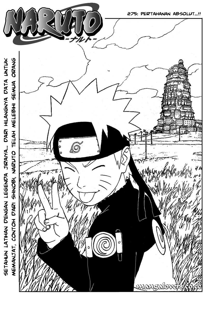 Komik Naruto Chapter 275 gambar nomor 1