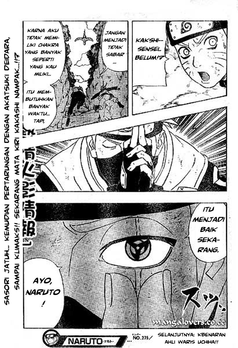 Naruto Chapter 275 Gambar 18