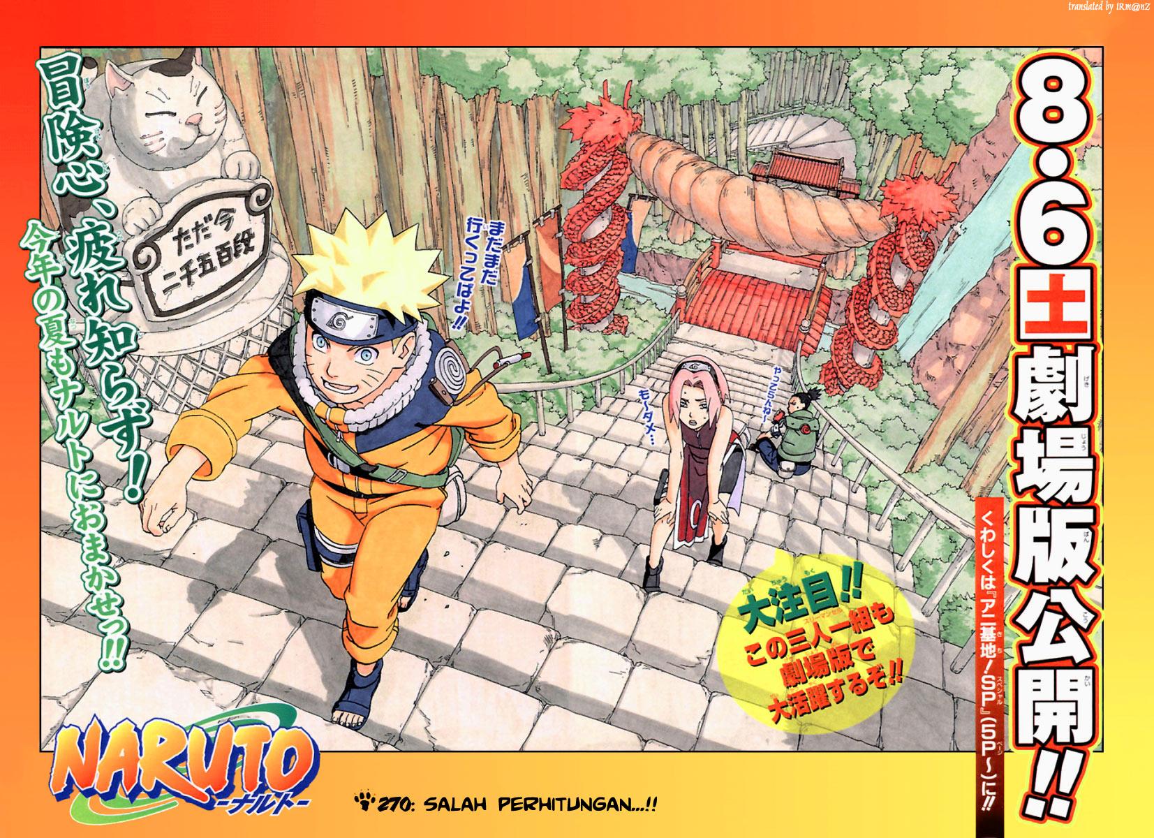 Manga Naruto Chapter 270 gambar nomor 2