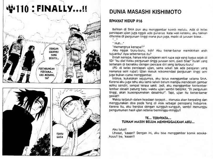 Komik Naruto Chapter 110 gambar nomor 1