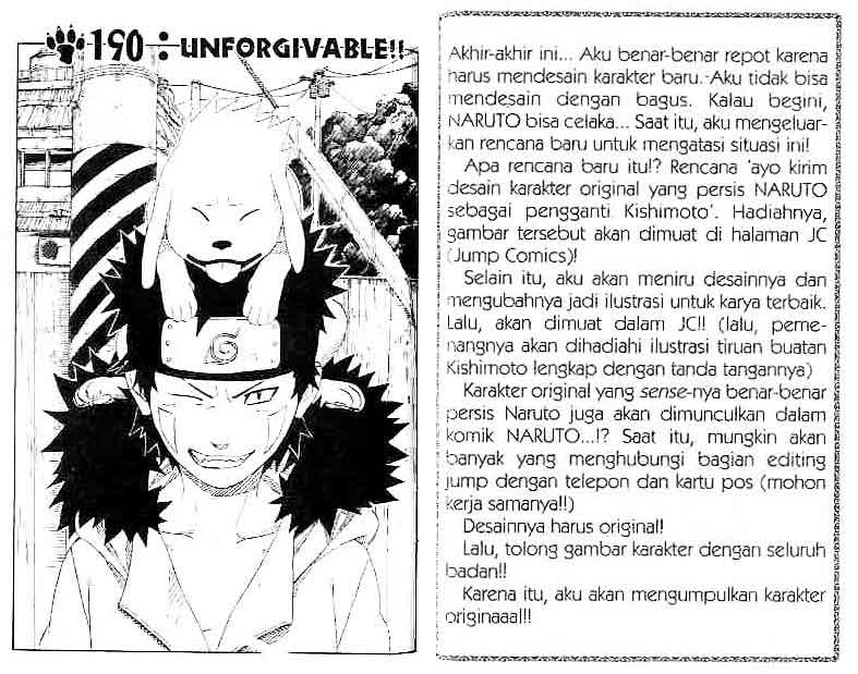 Komik Naruto Chapter 190 gambar nomor 1