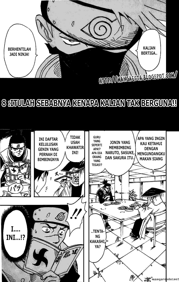 Naruto Chapter 8 Gambar 3