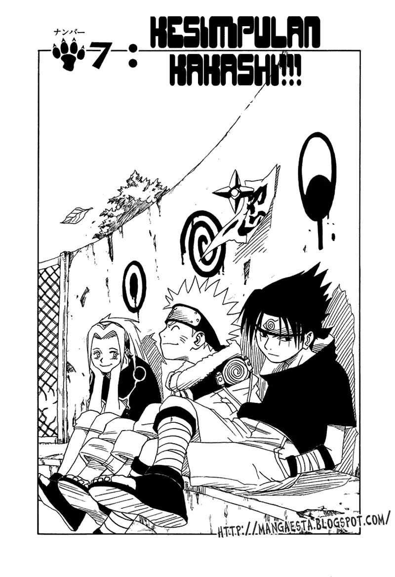 Manga Naruto Chapter 7 gambar nomor 2