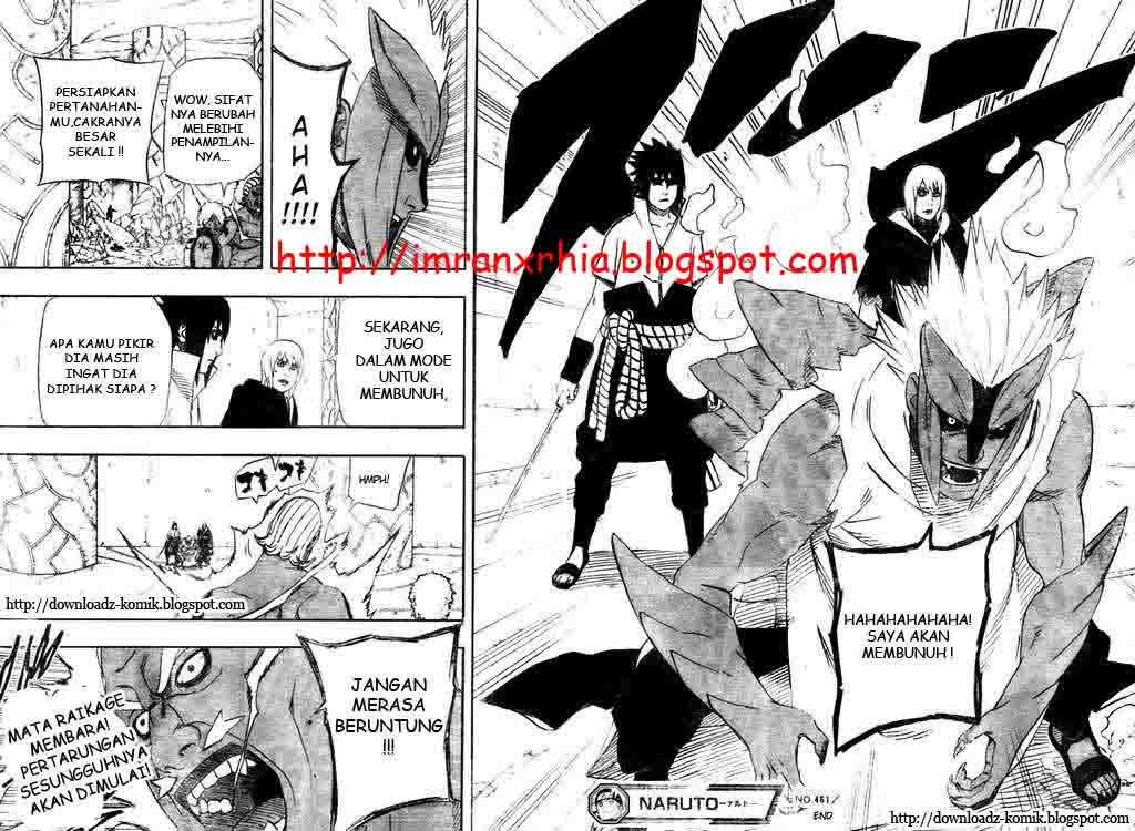 Naruto Chapter 461 Gambar 16