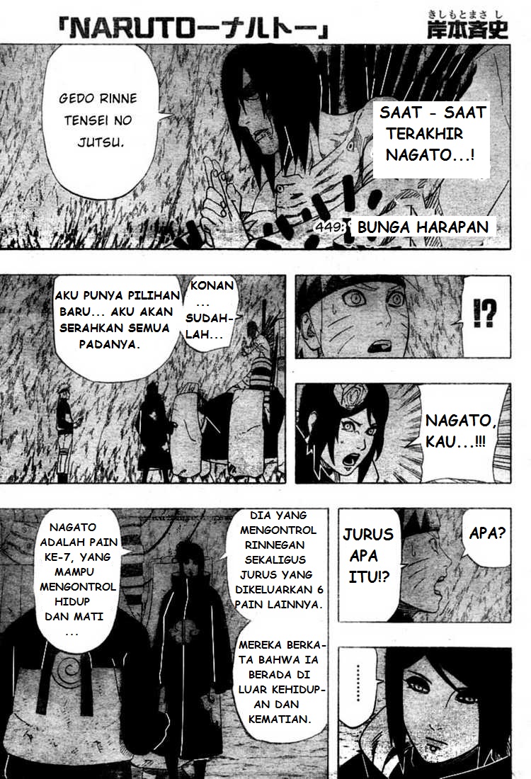 Komik Naruto Chapter 449 gambar nomor 1