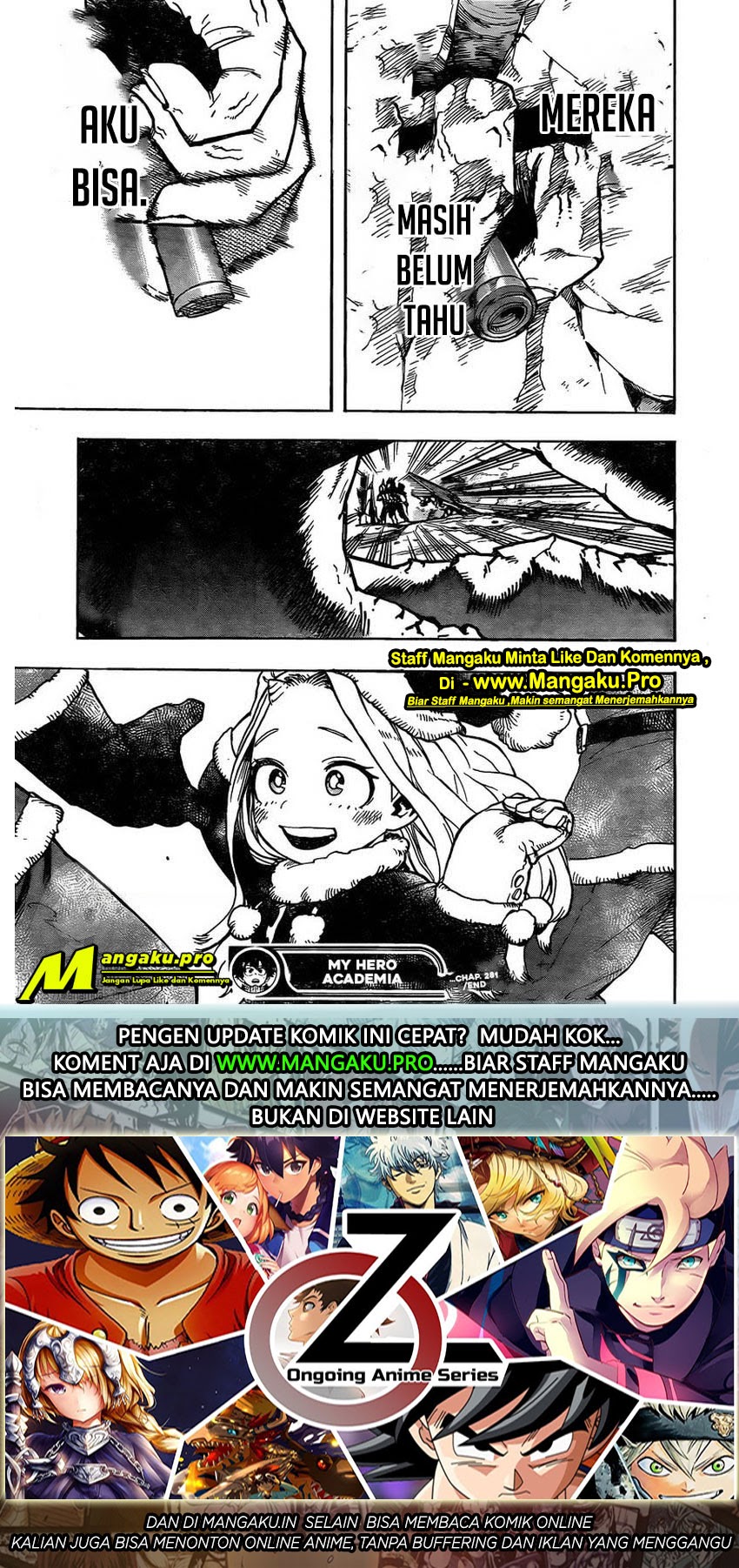 Boku no Hero Academia Chapter 281 Gambar 20