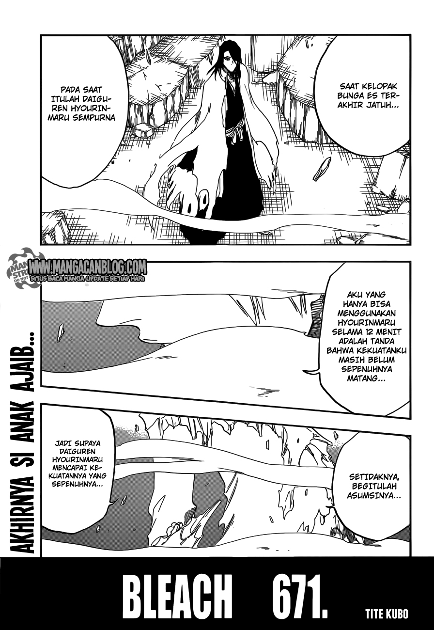 Komik Bleach Chapter 671 gambar nomor 1