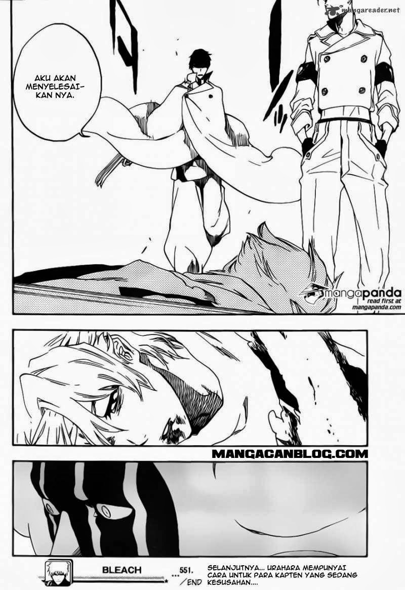 Bleach Chapter 551 Gambar 17