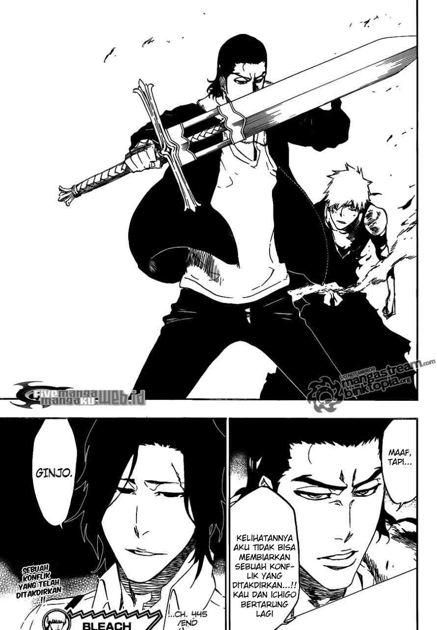 Bleach Chapter 445 Gambar 19