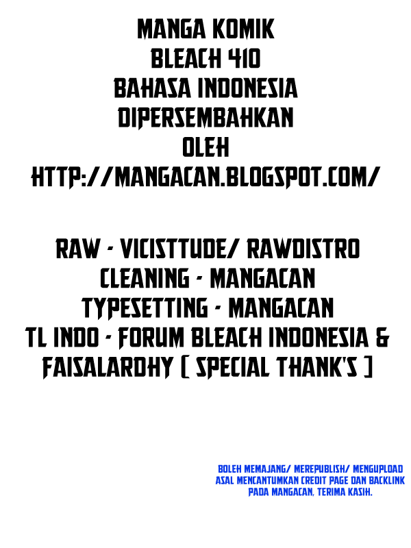 Komik Bleach Chapter 410 gambar nomor 1