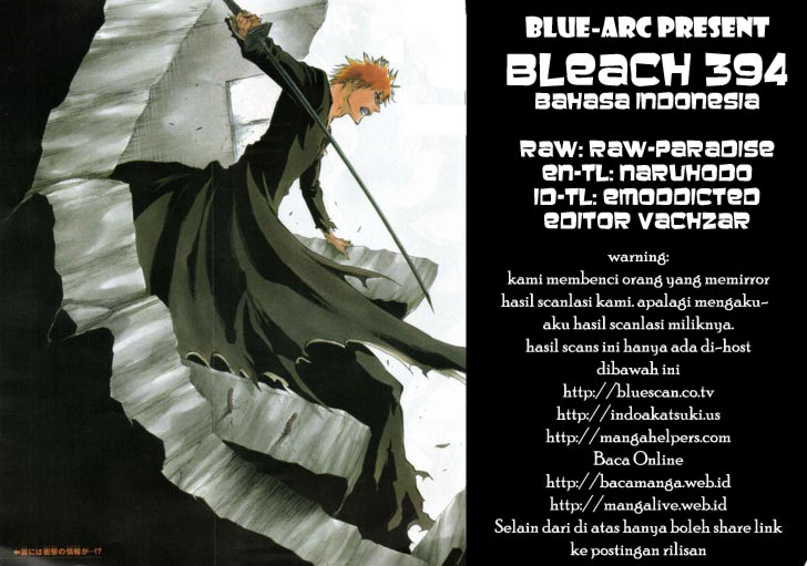Komik Bleach Chapter 394 gambar nomor 1