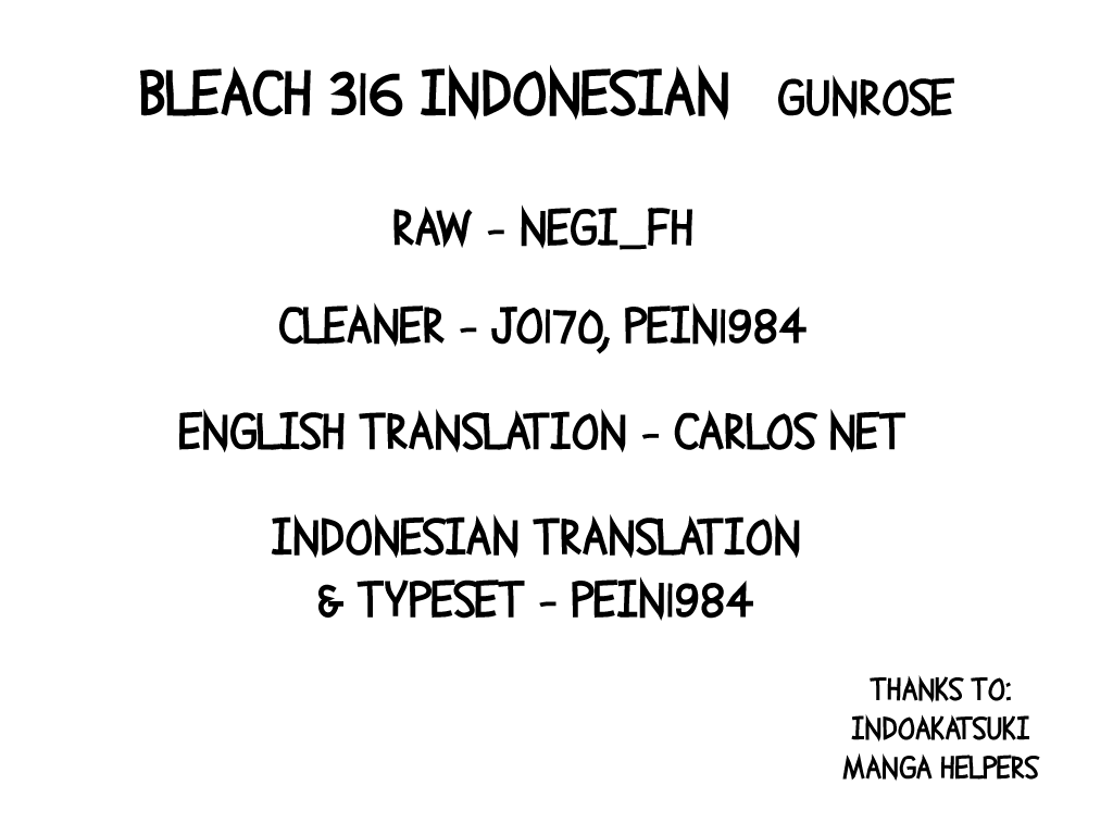 Komik Bleach Chapter 316 gambar nomor 1