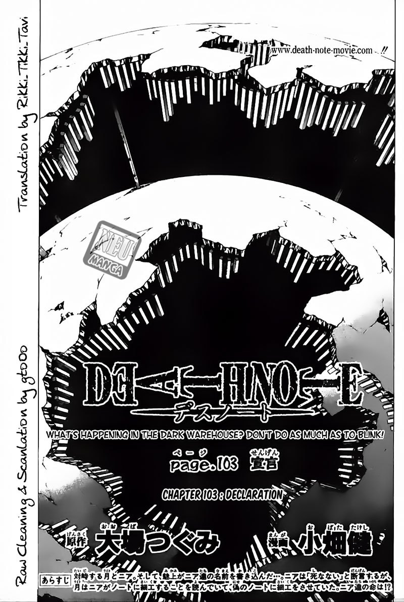 Manga Death note Chapter 103 gambar nomor 2