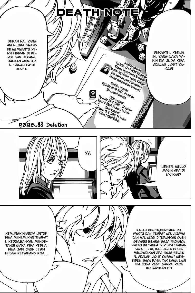 Manga Death note Chapter 83 gambar nomor 2