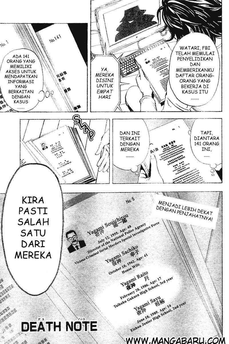 Manga Death note Chapter 05 gambar nomor 2