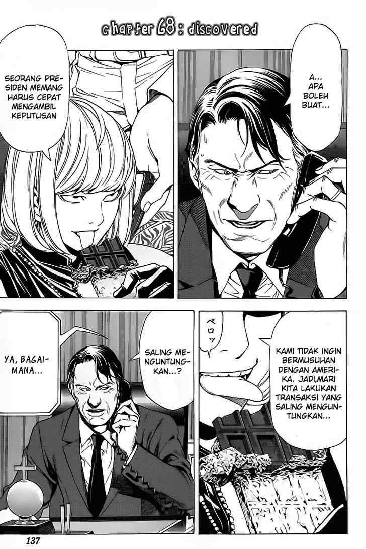 Manga Death note Chapter 68 gambar nomor 2