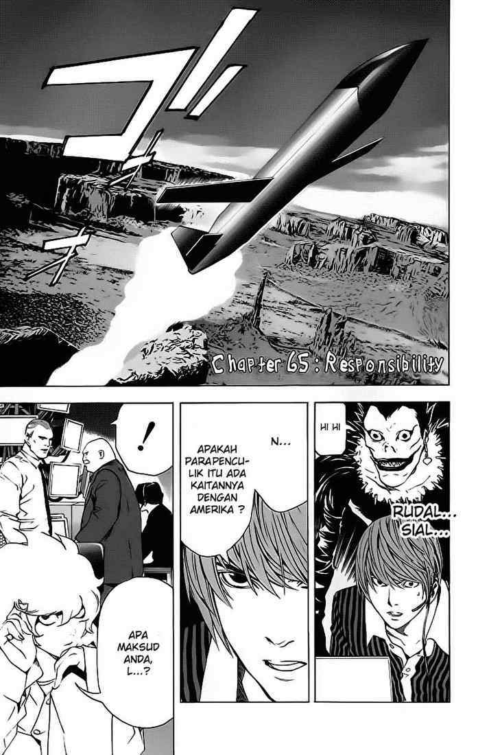 Manga Death note Chapter 65 gambar nomor 2