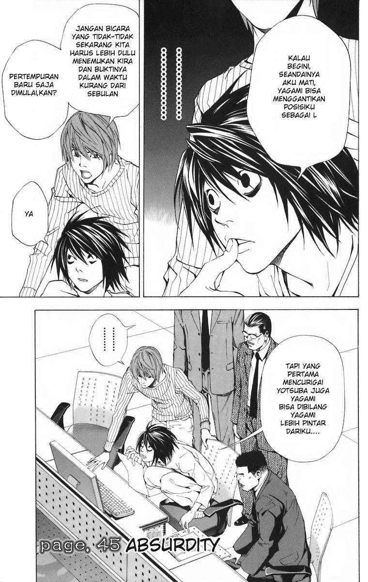 Komik Death note Chapter 45 gambar nomor 1
