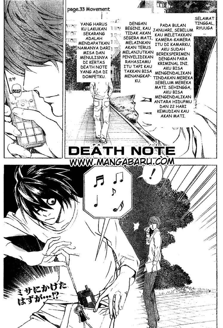 Manga Death note Chapter 33 gambar nomor 2