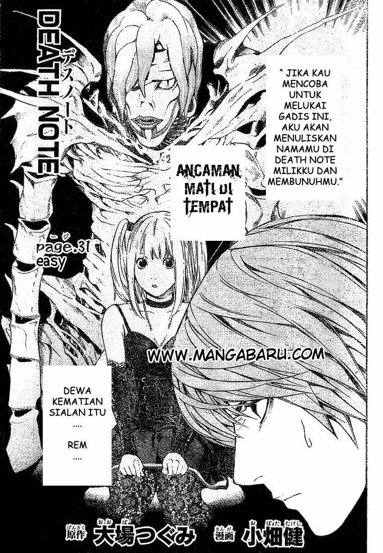 Komik Death note Chapter 31 gambar nomor 1
