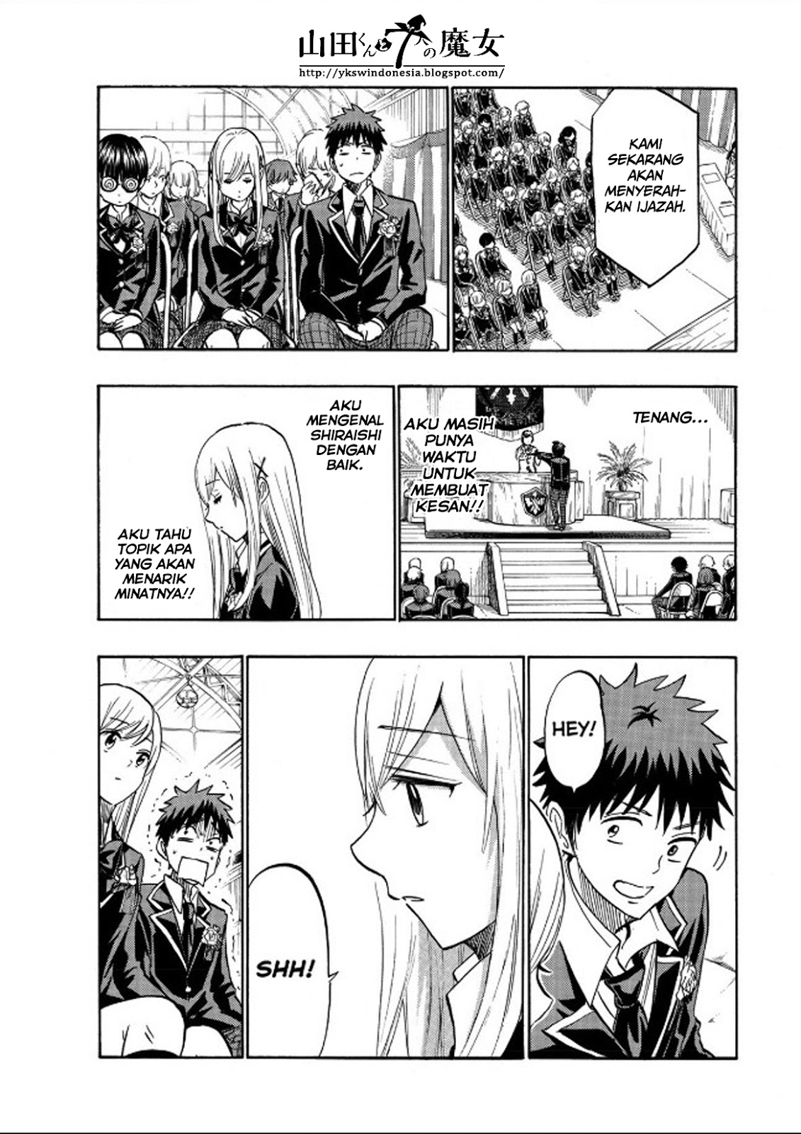 Yamada-kun to 7-nin no Majo Chapter 241 Gambar 16