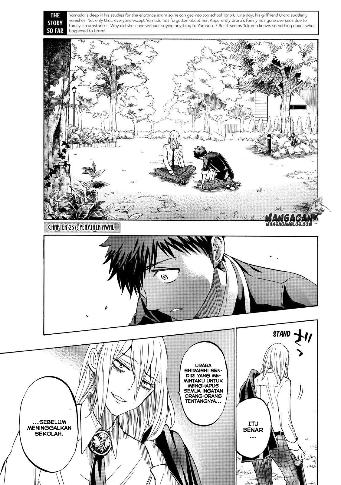 Komik Yamada-kun to 7-nin no Majo Chapter 237 gambar nomor 1