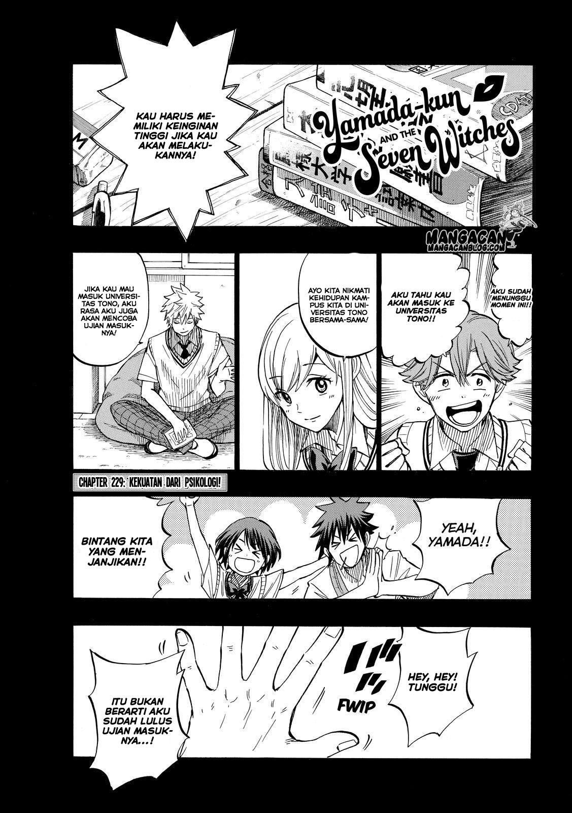 Komik Yamada-kun to 7-nin no Majo Chapter 229 gambar nomor 1