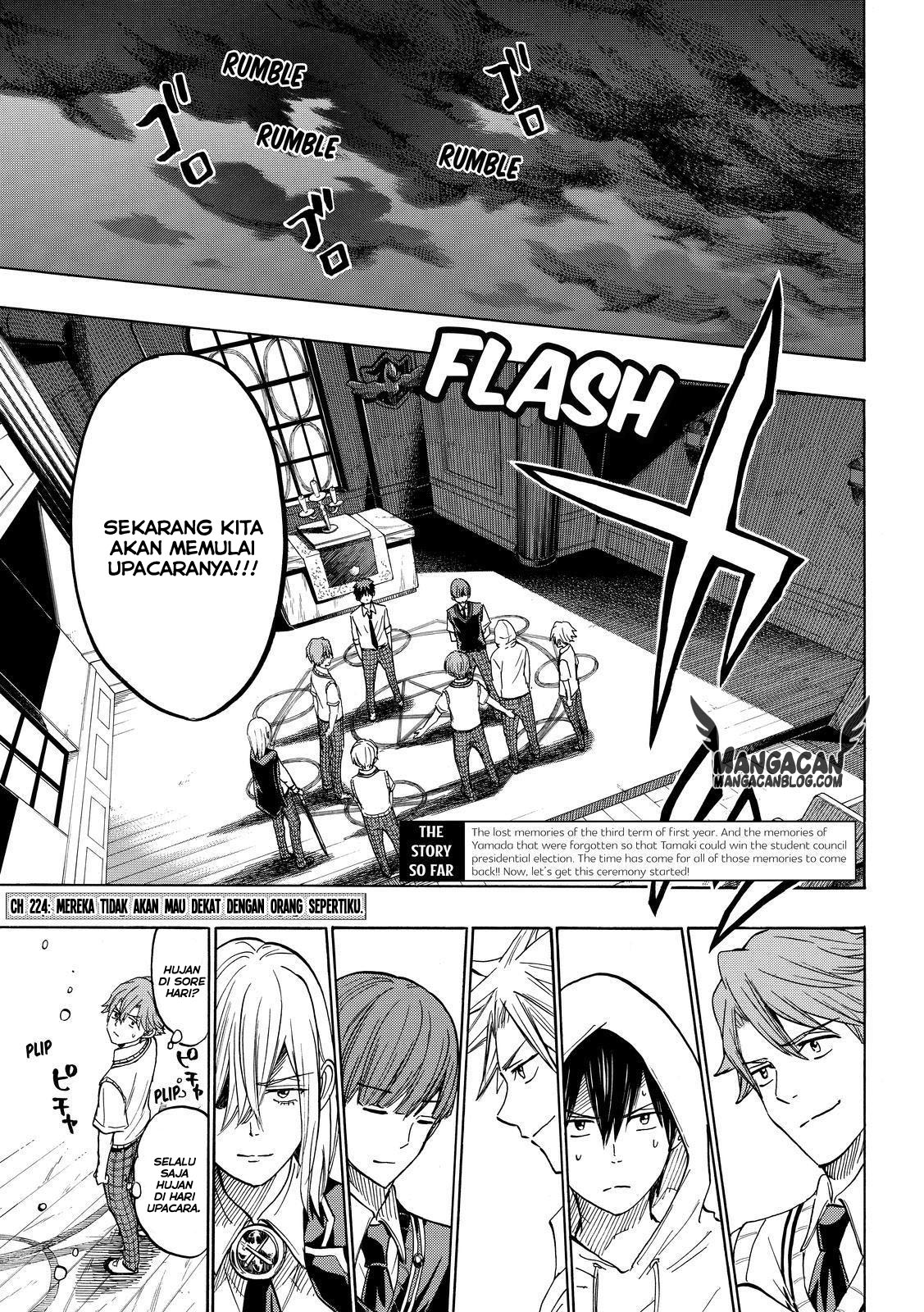 Manga Yamada-kun to 7-nin no Majo Chapter 224 gambar nomor 2