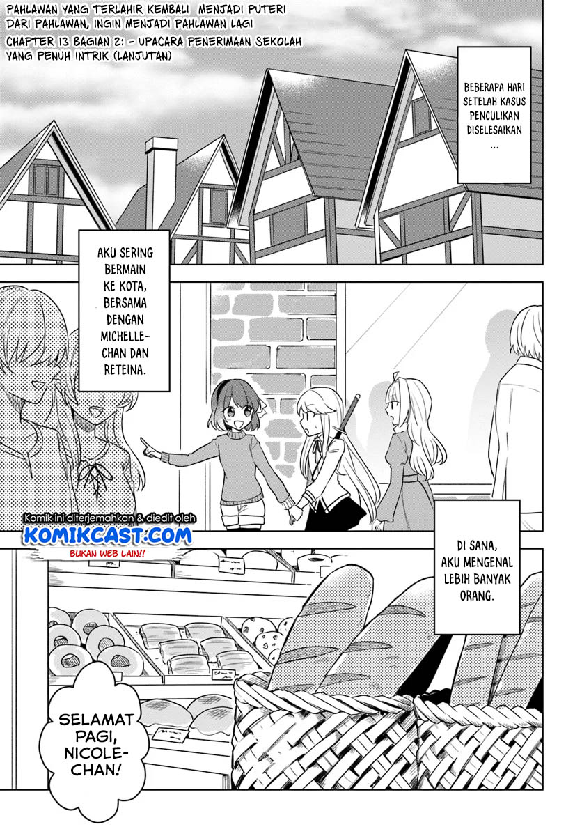 Manga Eiyuu no Musume Toshite Umarekawatta Eiyuu wa Futatabi Eiyuu o Mezasu Chapter 13.2 gambar nomor 2