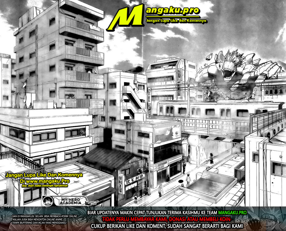 Boku no Hero Academia Chapter 282 Gambar 17