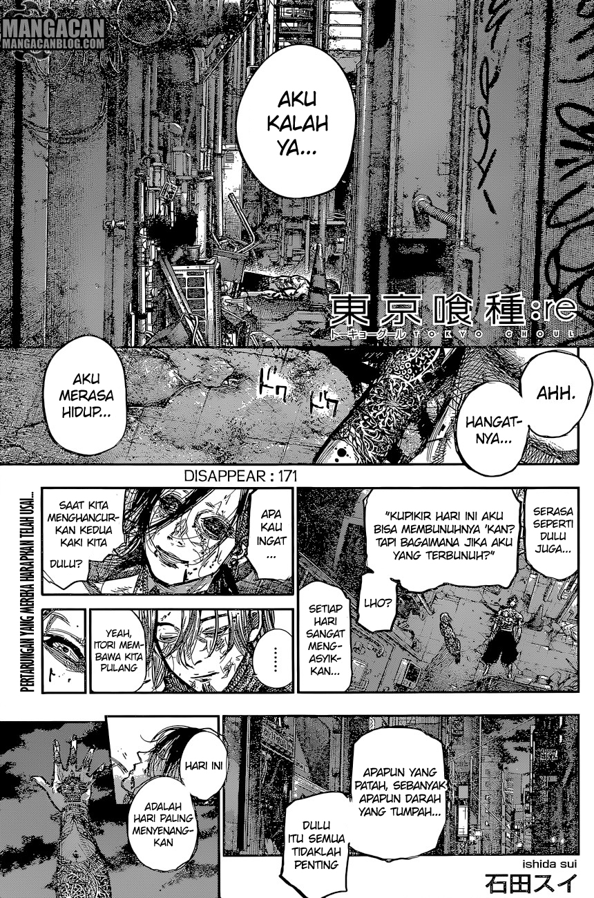 Komik Tokyo Ghoul:re Chapter 171 gambar nomor 1